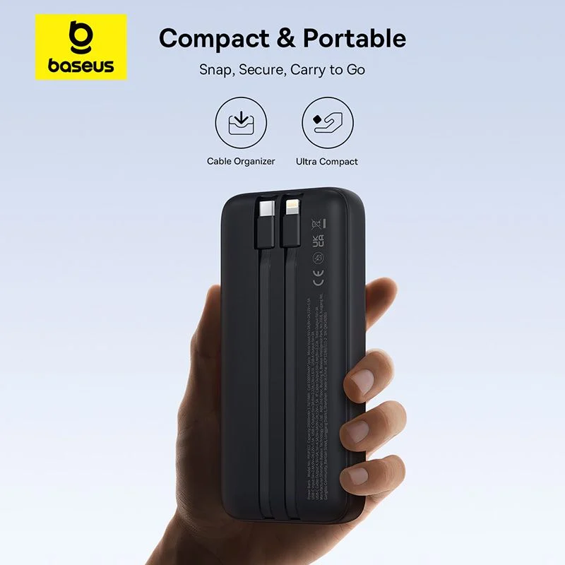 Pin Sạc Dự Phòng Lipow Dual Cable 10000mAh 22.5W (Digital Display, With USB to C 3A 0.2m) - Hình ảnh 5